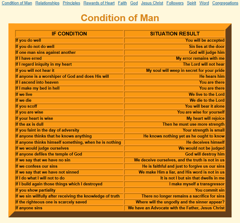 If-Then Evaluations